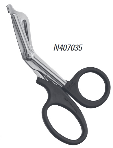 Scissors Utility & Bandage 7 1/2”, Serrated Blad .. .  .  